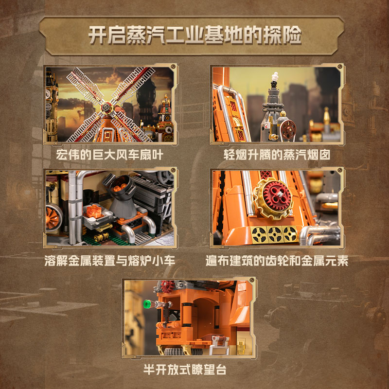 蒸汽朋克风车工坊